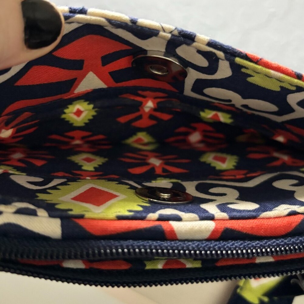 Vera Bradley Sun Valley Little Flap Hipster Crossbody Bag Retired Print - Picture 6 of 12